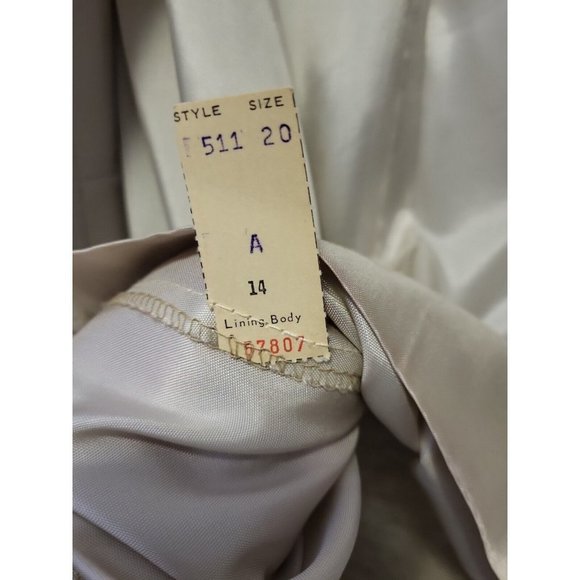 Unbranded  50's Vintage Coat Union Made Brown Size 20 - Picture 9 of 12